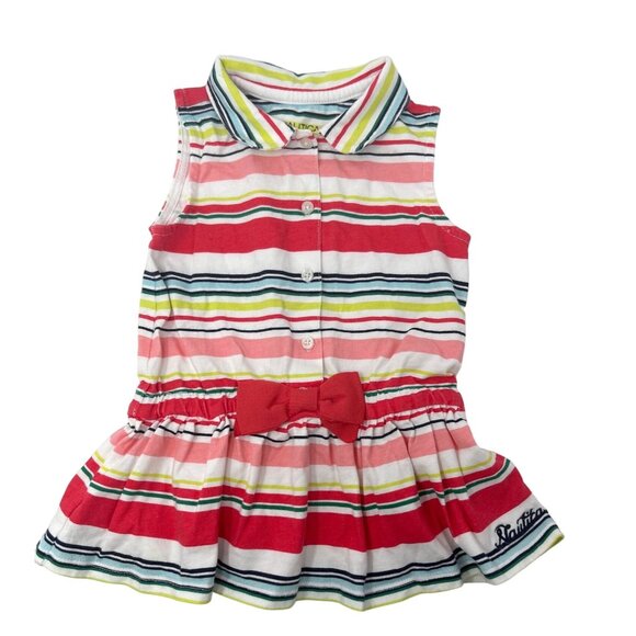 Baby Girl's - 3 Dresses - Minnie Mouse, Floral &‎ Stripes, - Size - 24 M - Picture 5 of 12